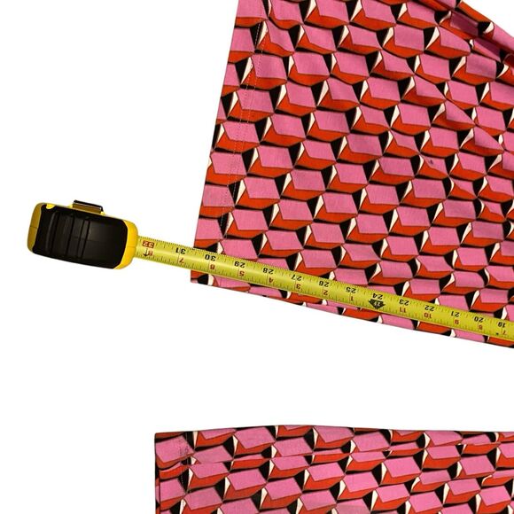 Diane Von Furstenberg DVF Target Sleeveless Pink Modern Geo Jumpsuit Sz S NWT - Picture 11 of 12